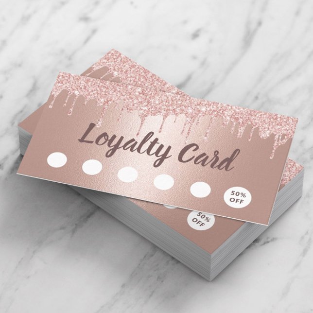 Cartão De Fidelidade Lashes Makeup Hair Salon Rosa, Coloca a Lealdade (Criador carregado)