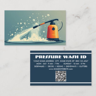 Cartão De Fidelidade LAVADORA DE ALTA PRESSÃO com código qr