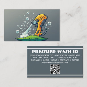 Cartão De Fidelidade LAVADORA DE ALTA PRESSÃO com código qr