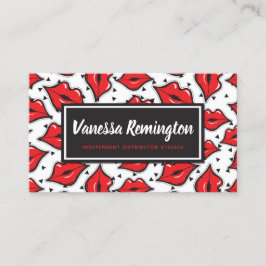 Cartão De Fidelidade Lealdade do distribuidor Lipstick Carimbo Carimbo