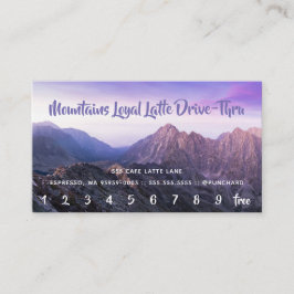 Cartão De Fidelidade Lealdade Latte Movimentação-Através da foto das