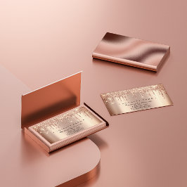 Cartão De Fidelidade Leyalty Card 6 Punch Makeup Artist Heart Rosa Drip