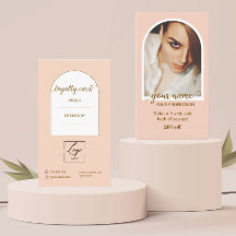 Logotipo de foto rosa com script moderno