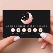 Logotipo de Lua Crescente e Estrelas em Rose Gold