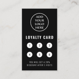 Cartão De Fidelidade Logotipo profissional de mídia social vertical