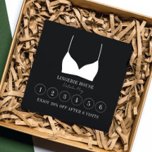 Loyalty Card Business Lingerie Boutique