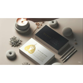 Cartão De Fidelidade Meditação de Classe Yoga Studio Passe Bodhi Leaf