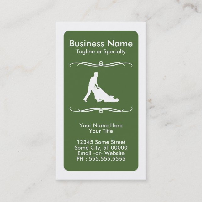 cartão de fidelidade mod lawn mods (Frente)