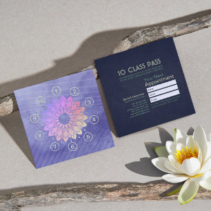Cartão De Fidelidade Muito Peri Ioga Meditação Instrutor 10 Classe Pass