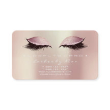 Nina Loyalty Card 6 A beleza pisca Rosa cor-de-ros