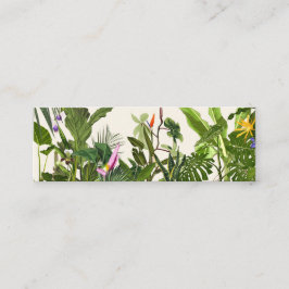 Cartão De Fidelidade Paisagem exótica da selva verde.