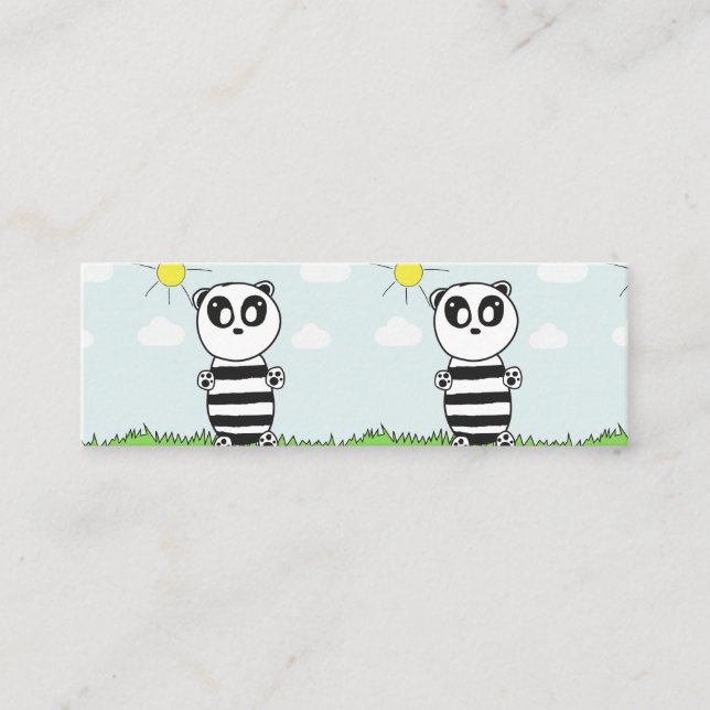 Cartão De Fidelidade Panda Kids (Frente)