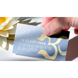 Cartão De Fidelidade Passe de Classe de Treinador de Vida com Instrutor