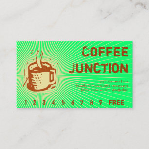 Cartão De Fidelidade Perfurador da bebida do café/cartão da lealdade