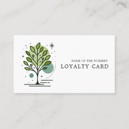 Cartão de Fidelidade Personalizado da Greenleaf Nu