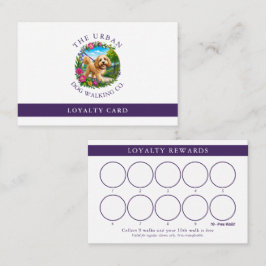 Cartão de Fidelidade Personalizado para Passeador 