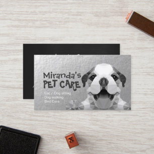 Cartão De Fidelidade Pet Care Sentando Banho e Alinhando Punch Lealdade