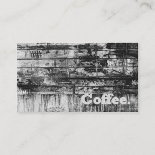 Cartão De Fidelidade Pinta de Dispersão Simples Café Mínimo Estilo R