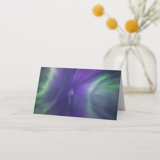 Cartão De Fidelidade Placa Aurora Borealis Roxa (Frente)