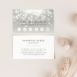 Cartão De Fidelidade Placas de Lealdade de Brilho Platinum