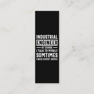 Cartão De Fidelidade Presente de Engenheiro Industrial Engraçado