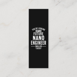 Cartão De Fidelidade presente de engenheiro NANO