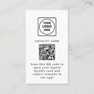 Cartão De Fidelidade QR Virtual Link de Negócios de Recompensa Digita