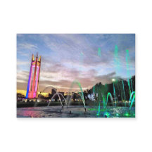 Quezon Memorial Circle Park Quezon City na Noite F