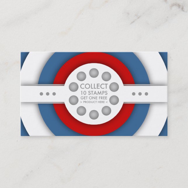 cartão de fidelidade retrô (Frente)