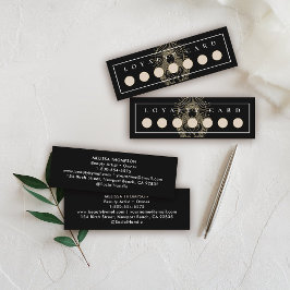 Cartão De Fidelidade Salon Makeup Hair Unhas Mystic Tarot Celestial