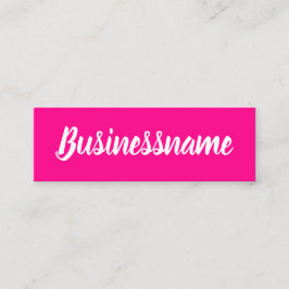 Cartão de fidelidade simples de moda, rosa e minim