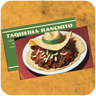 Cartão De Fidelidade taco ranchito com código qr