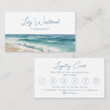 Terapeuta de Praia em Aquarela Psicólogo Elegante