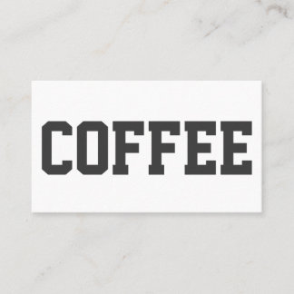 Cartão De Fidelidade Texto Enorme no Número de Punch Branco Duplo