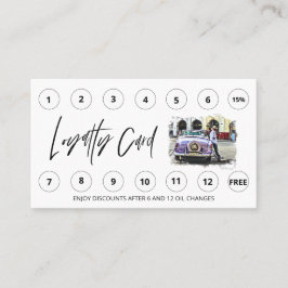 Cartão De Fidelidade *~* Wash Automático QR Lube Car - Recompensas do L