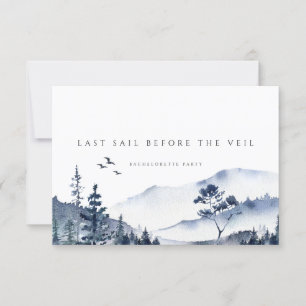 Cartão de Fim de Semana Rustic Mountain Boho