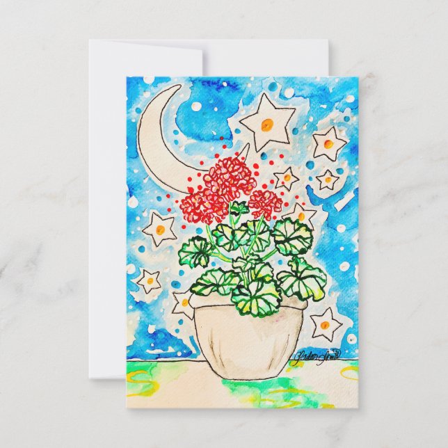 Cartão de Flor (Frente)