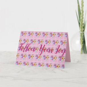 Cartão de Flores de Aquarela Tulipas Tulipa Rosa
