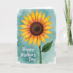 Cartão de Flores do Dia das Mães mais Quente