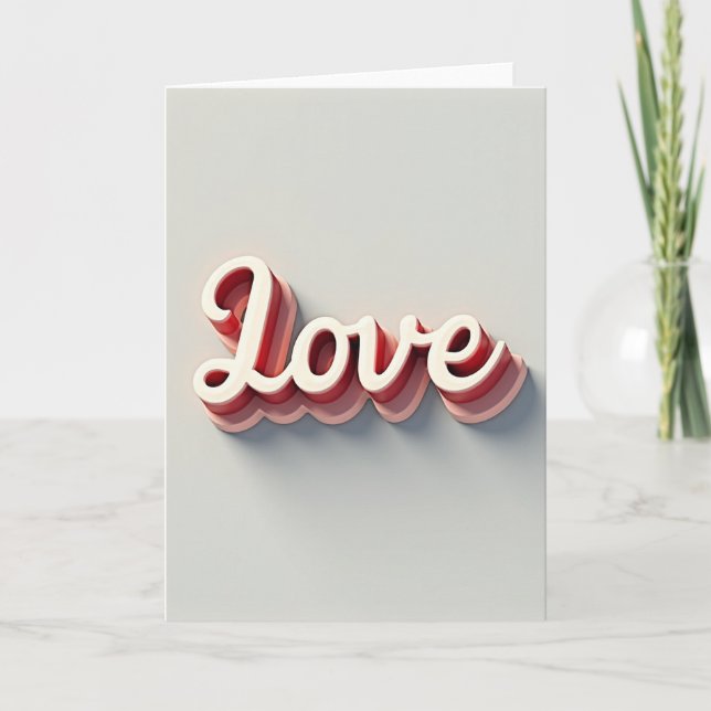 Cartão de Fluxo de Amor Romântico (Frente)