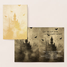 Cartão de Foil Apenas - Cartão de Halloween"