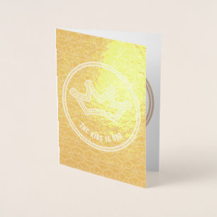 Cartão de Foil do Pai Rei