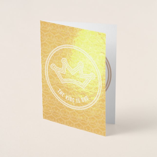 Cartão de Foil do Pai Rei (Frente)