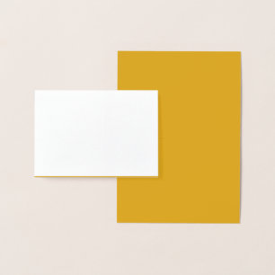 Cartão de Folha de Goldenrodo Premium para Convite