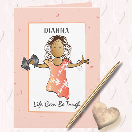 Cartão de Força de Incentivo para Ela