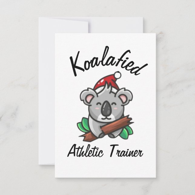 Cartão de Formador Athletic Koalafied (Frente)