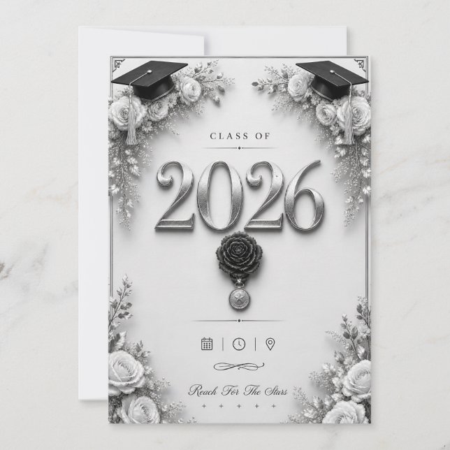 Cartão de Formatura da Turma de 2026 (Frente)