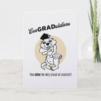 Cartão de Formatura Engraçado - Parabéns Graduado