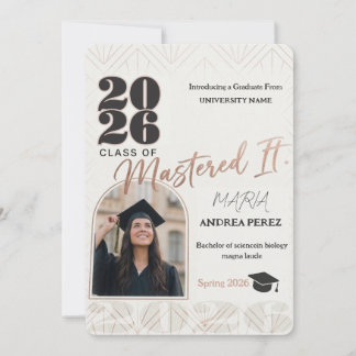cartão de formatura moderno 2026