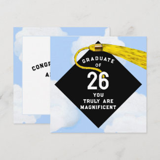 Cartão de Formatura Única 2026